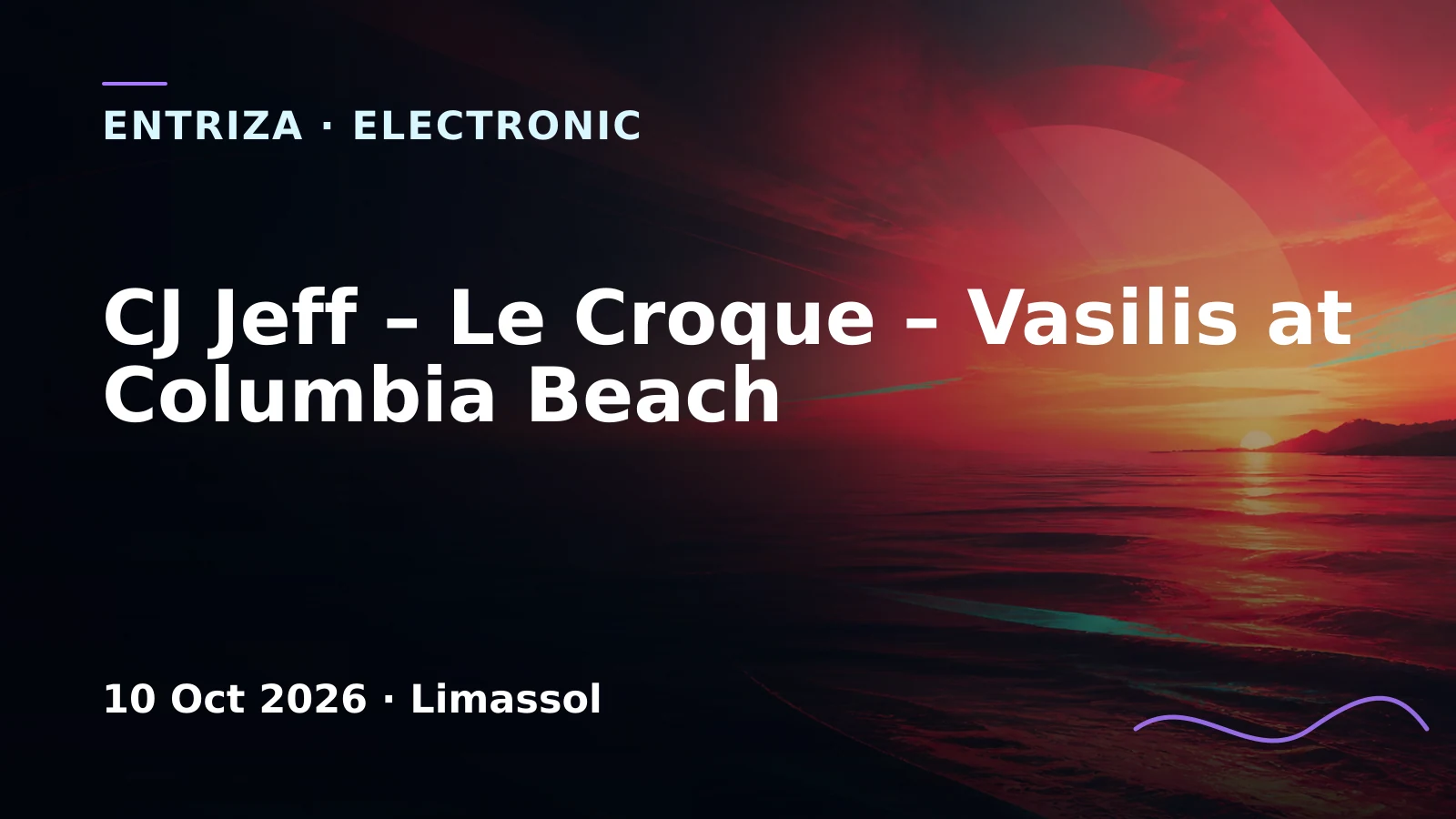 CJ Jeff – Le Croque – Vasilis at Columbia Beach