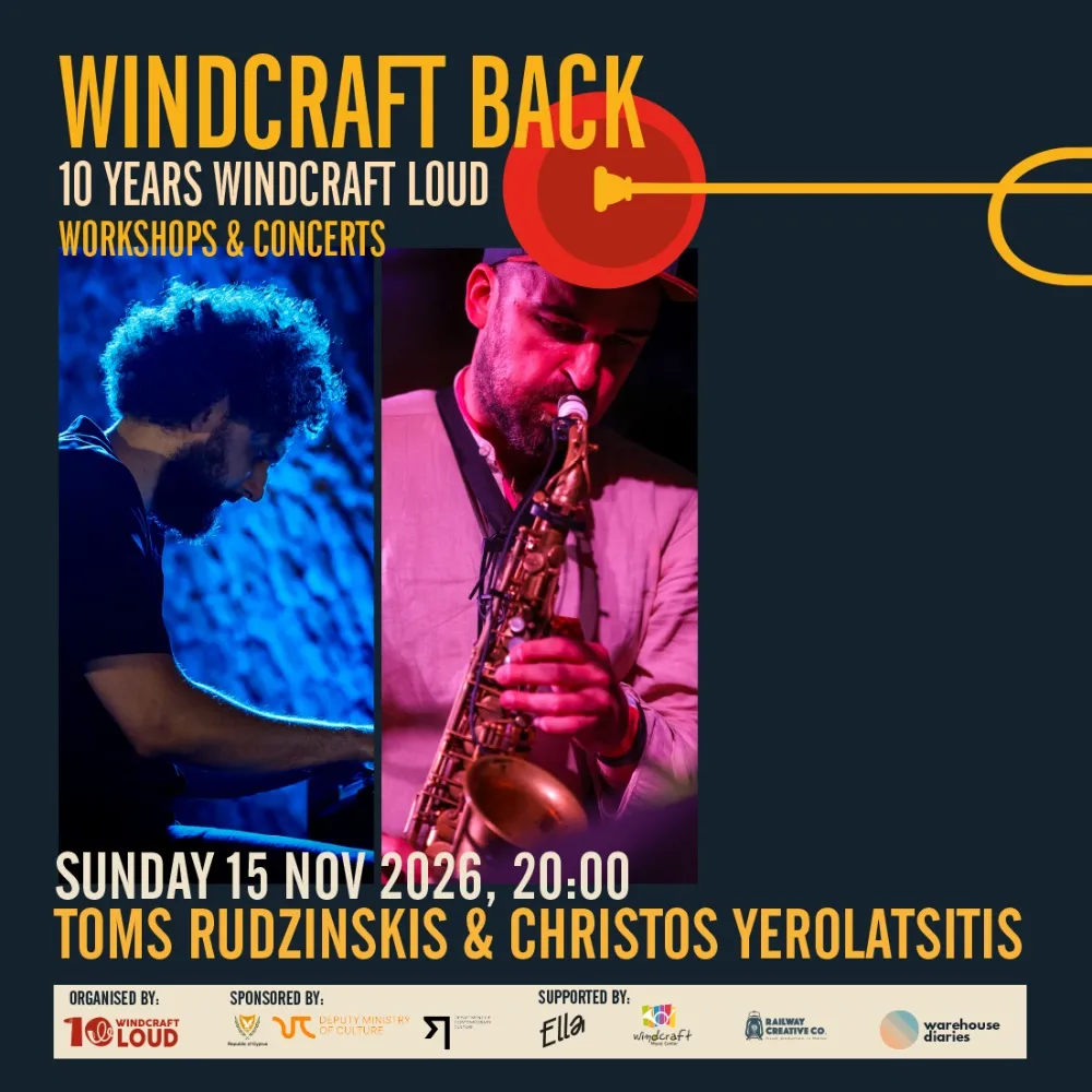 WINDCRAFT BACK: Toms Rudzinskis & Christos Yerolatsitis Concert