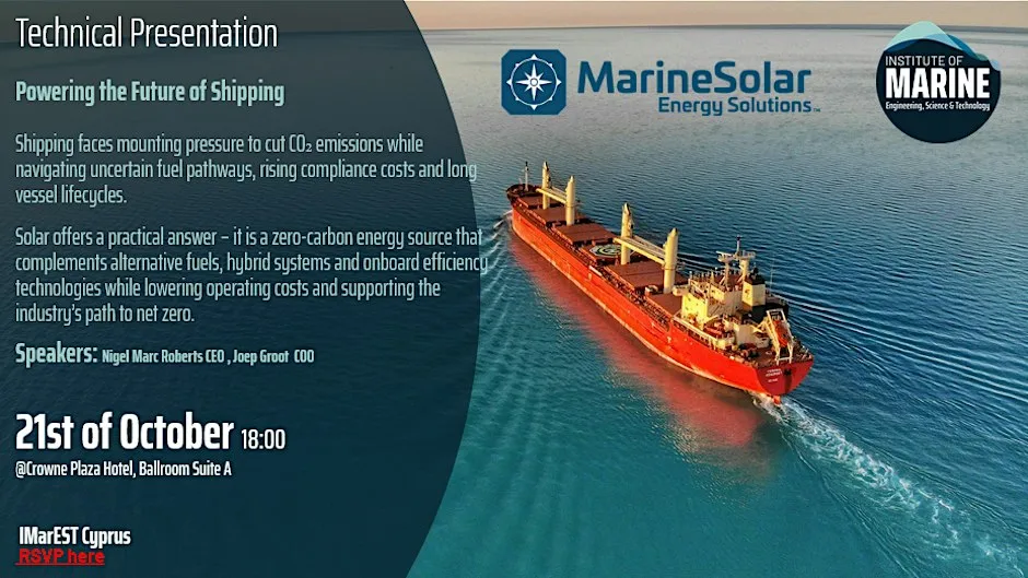 Technical Presentation Powering the Future of Shipping